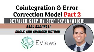 Time Series Error Correction Model explained in Eviews [upl. by Ahsiri736]