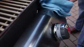 Stainless Steel Grill Cleaning  Weber Grills [upl. by Youlton]