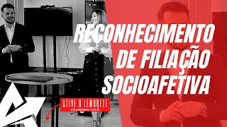 DIREITO DE FAMÍLIA Reconhecimento de filiação socioafetiva [upl. by Ynamrej]