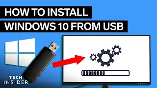 How To Install Windows 10 From USB 2022 [upl. by Iegres]