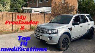 My Freelander 2  LR2  top 14 upgrades [upl. by Mattox]