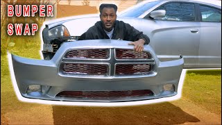 REPLACE DODGE CHARGER 2012 BUMPER amp FENDERS [upl. by Sidon]