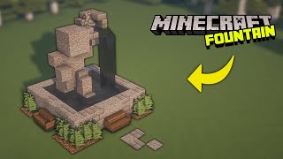 Minecraft Fountain Tutorial  Designs [upl. by Maeve]