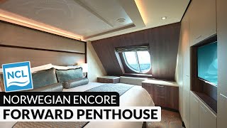 Norwegian Encore  Haven ForwardFacing Penthouse with Balcony Full Tour amp Review 4K  Category HG [upl. by Noble]