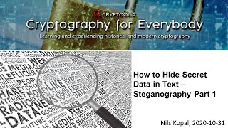 How to Hide Secret Data in Text – Steganography Part 1 [upl. by Lundell]