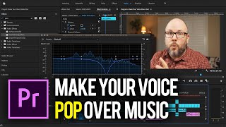 BETTER VOICEOVERS WITH BACKGROUND MUSIC Adobe Premiere Pro Background Music [upl. by Arob661]