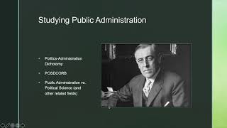 The Study of Public Administration [upl. by Onifled565]