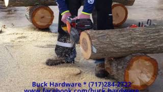 Husqvarna 120i and 536Li XP Battery Powered Chainsaws in action [upl. by Seline]