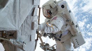 Spacewalk by NASA Astronauts to Install Space Station Science Platform [upl. by Naegem]