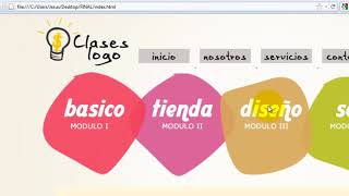 Como crear una pagina web completa en HTML  3 [upl. by Scholz]