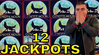 12 HANDPAY JACKPOTS On High Limit Slots  Las Vegas 2023 [upl. by Harelda]