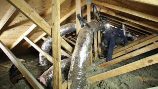 Air Duct Removal and Installation Timelapse [upl. by Purity879]