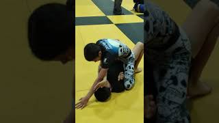 copa american Brazilian JiuJitsu semi final Girl vs yellow belt boy submission victory [upl. by Dallas]