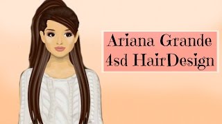 Stardoll Tutorial  Ariana Grande 4 stardollars Hair Design [upl. by Massarelli196]