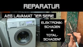 Reparatur AEG Lavamat 7er Serie Elektronikfehler  danprogramming [upl. by Eiramenna]