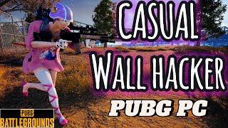 Casual Wall Hacker  PUBG PC [upl. by Htebesile485]