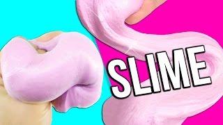 HAZ SLIME ESPONJOSO SIN BORAX  DIY FLUFFY SLIME  Tutoriales Belen [upl. by Demha]