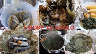 Recette liboke ya ngolo na épinard verts [upl. by Hanikahs]