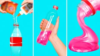 Super Fast Slime Recipe DIY 30 SECONDS Bottle Slime [upl. by Ellocin]