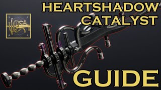 NEW Heartshadow Exotic Catalyst Guide  Destiny 2 Duality Dungeon [upl. by Art795]