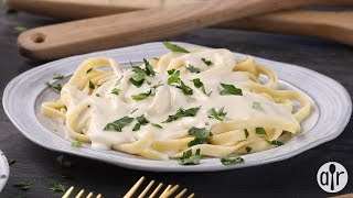 How to Make Buttery Alfredo Sauce  Sauce Recipes  Allrecipescom [upl. by Nitsed]