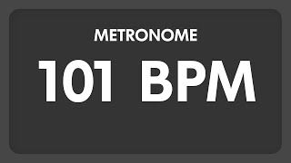 101 BPM  Metronome [upl. by Januisz]