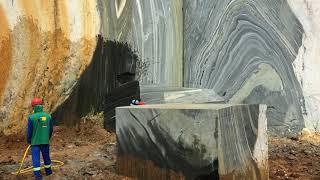 Macarani pegmatite  dimension stone quarry in Bahia Brazil [upl. by Libna]