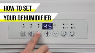 How to Set Your Dehumidifier  Sylvane [upl. by Cirdnek23]