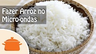 Como Fazer Arroz no Microondas  Receita Prática [upl. by Gillette]