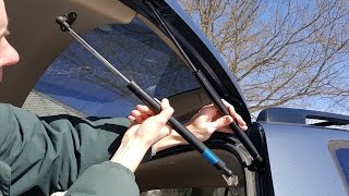 How to Replace Tailgate Lift Support Struts [upl. by Mallon]