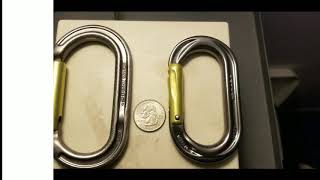 DMM Oval Carabiner Comparison PerfectO Ultra O [upl. by Sternick]