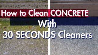 How to Clean Concrete Without A Pressure Washer [upl. by Renba417]