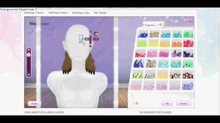 Stardoll  ombreé hair tutorial Stardesign [upl. by High]