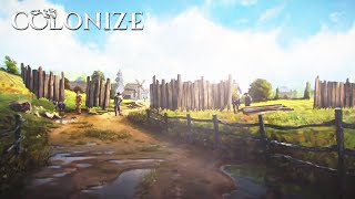 Colonize  Hardcore Settlement City Builder Surviving 17th Century New World Colonization FIRST LOOK [upl. by Conney]