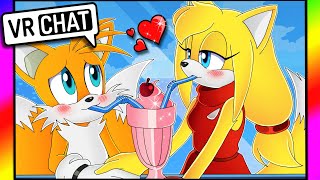 GIRLFRIEND Tails amp Zooey Diner Date  Sonic Pals VRChat Stories [upl. by Etteuqaj]