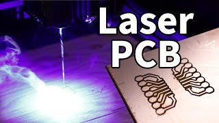 How to make a PCB with laser  Ortur laser from Gearbestcom [upl. by Ailb]