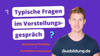 7 typische Fragen im Vorstellungsgespräch ❓ [upl. by Singh]