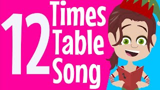 Twelve Times Table  Twelve Times Table Song  Multiplication Song  Maths Song  12  Times Tables [upl. by Hnib575]