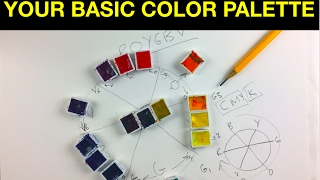 Tips on How to Select Colors for a Basic Watercolor Palette [upl. by Alla]