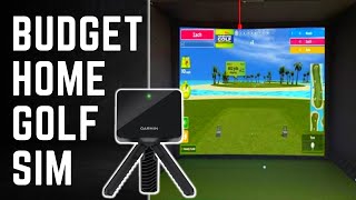 Garmin R10 Insane Home Golf Simulator Setup [upl. by Ramilahs391]