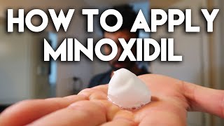 How to Apply Minoxidil Rogaine [upl. by Ahsennek]