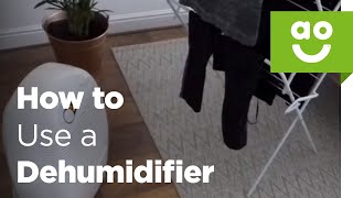 How to use a dehumidifier  aocom [upl. by Schaaff]