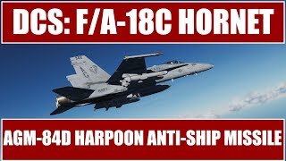 DCS FA18C Hornet – AGM84D Harpoon Basics [upl. by Carly85]