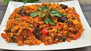 Jollof Rice Recipe  How to make Jollof Rice [upl. by Emmey]