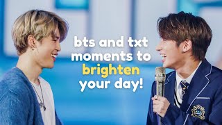 BTXT bts and txt moments to brighten your day [upl. by Varrian152]