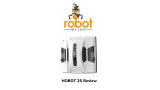 HOBOT 2S robot window cleaner review [upl. by Anelyak]