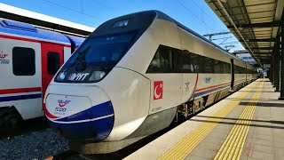 Turkish HighSpeed Train Journey from Istanbul to Ankara incl Marmaray Tunnel [upl. by Kain403]