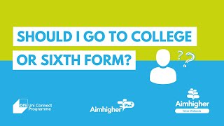 Should I go to college or sixth form [upl. by Andreana]