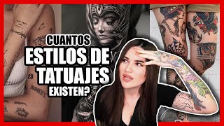 🔺ESTILOS de TATUAJES todos los estilos explicados 👀 [upl. by Ulani292]