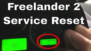 How to reset the Land Rover Freelander 2 service inspection indicator light with push button start [upl. by Dov349]